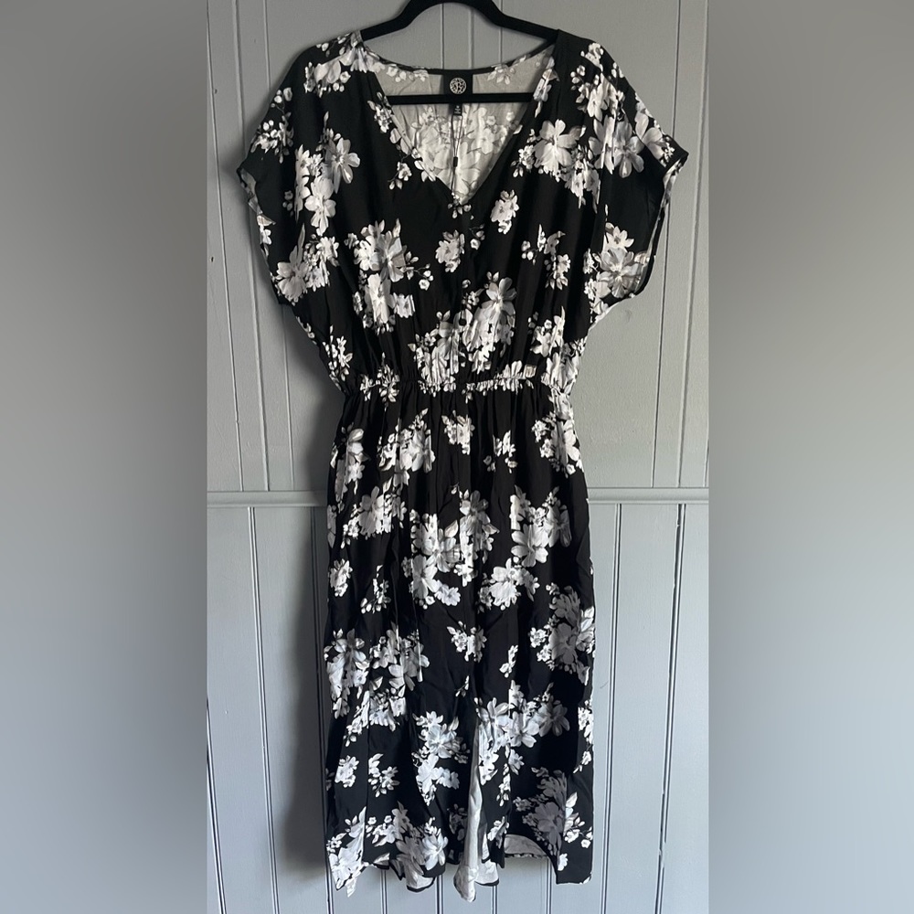 Bobeau floral midi dress